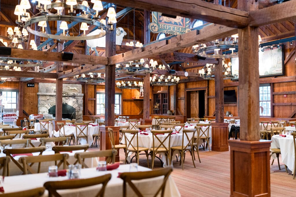 Wedding reception setup — Clyde’s Willow Creek Farm Broadlands VA captured by Morgan Kay Photo