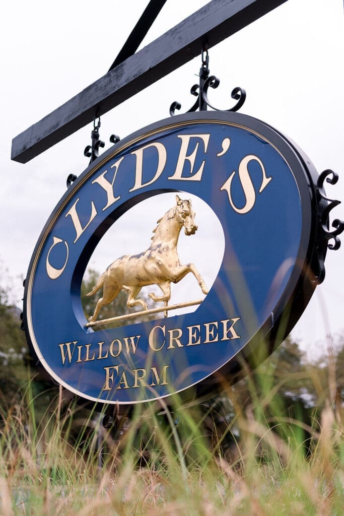 Clyde’s Willow Creek Farm in Broadlands, Virginia — wedding venue exterior captured by Morgan Kay Photo