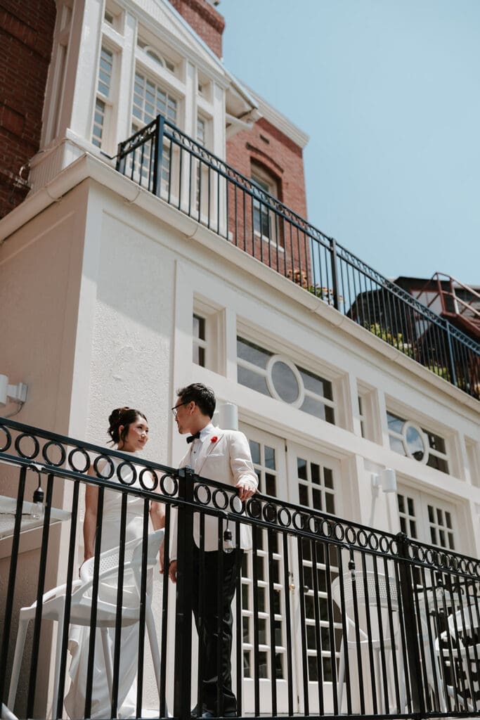 Modern Muse in Montmartre wedding editorial at Swann House — vendor collaboration and design details by Chelsea Quenum Wedding Planning & Event Design.