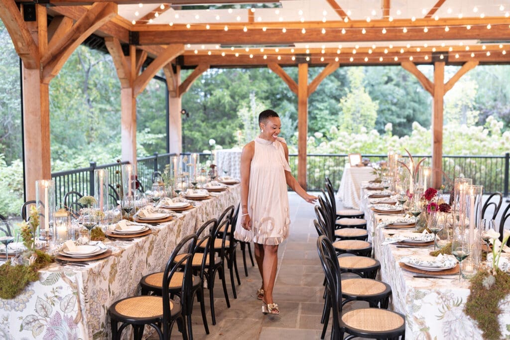 Chelsea Quenum Wedding Planning & Event Design dinner at Clyde’s Willow Creek Farm celebrating community and intentional design