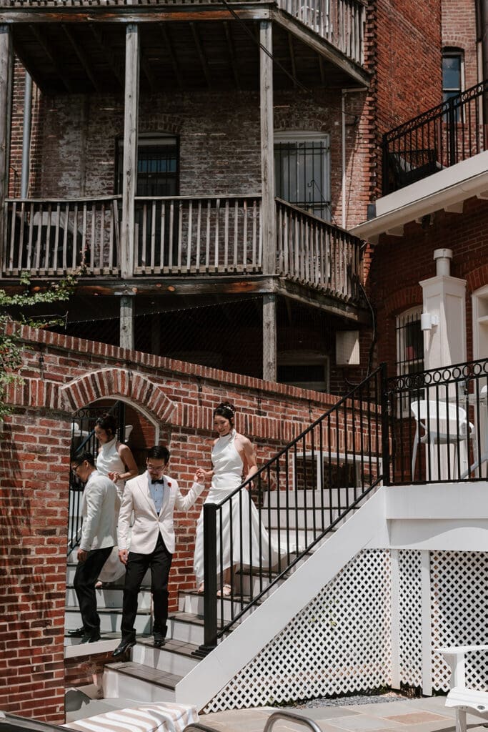 Modern Muse in Montmartre wedding editorial at Swann House — vendor collaboration and design details by Chelsea Quenum Wedding Planning & Event Design.